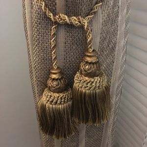Double Tassel Curtain Tiebacks
